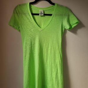 Victoria's Secret PINK, Bright Green Tshirt, Size XS